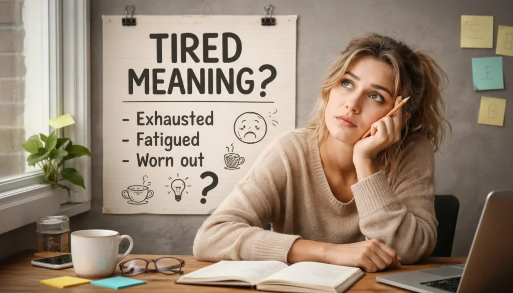 Tired Meaning