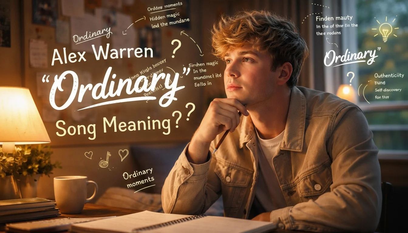 Alex Warren Ordinary Song Meaning
