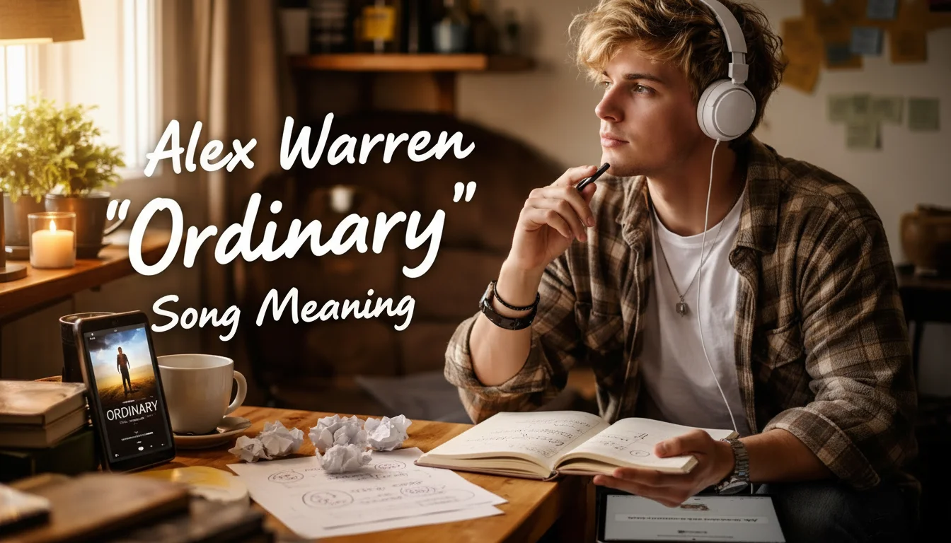 Alex Warren Ordinary Song Meaning