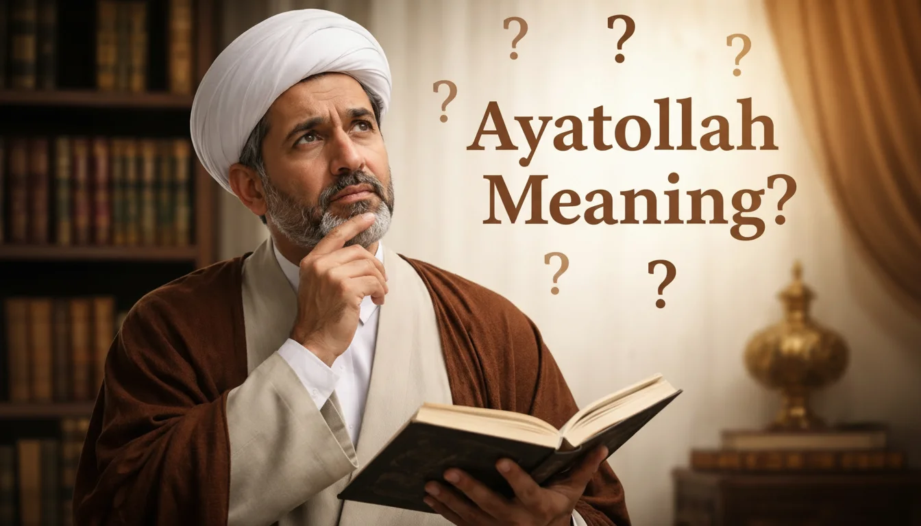 Ayatollah Meaning
