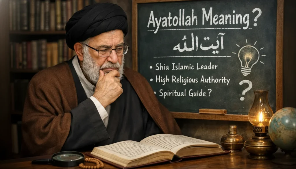 Ayatollah Meaning
