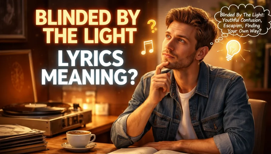 Blinded by the Light Lyrics Meaning