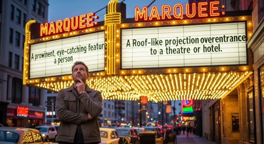 Marquee Meaning