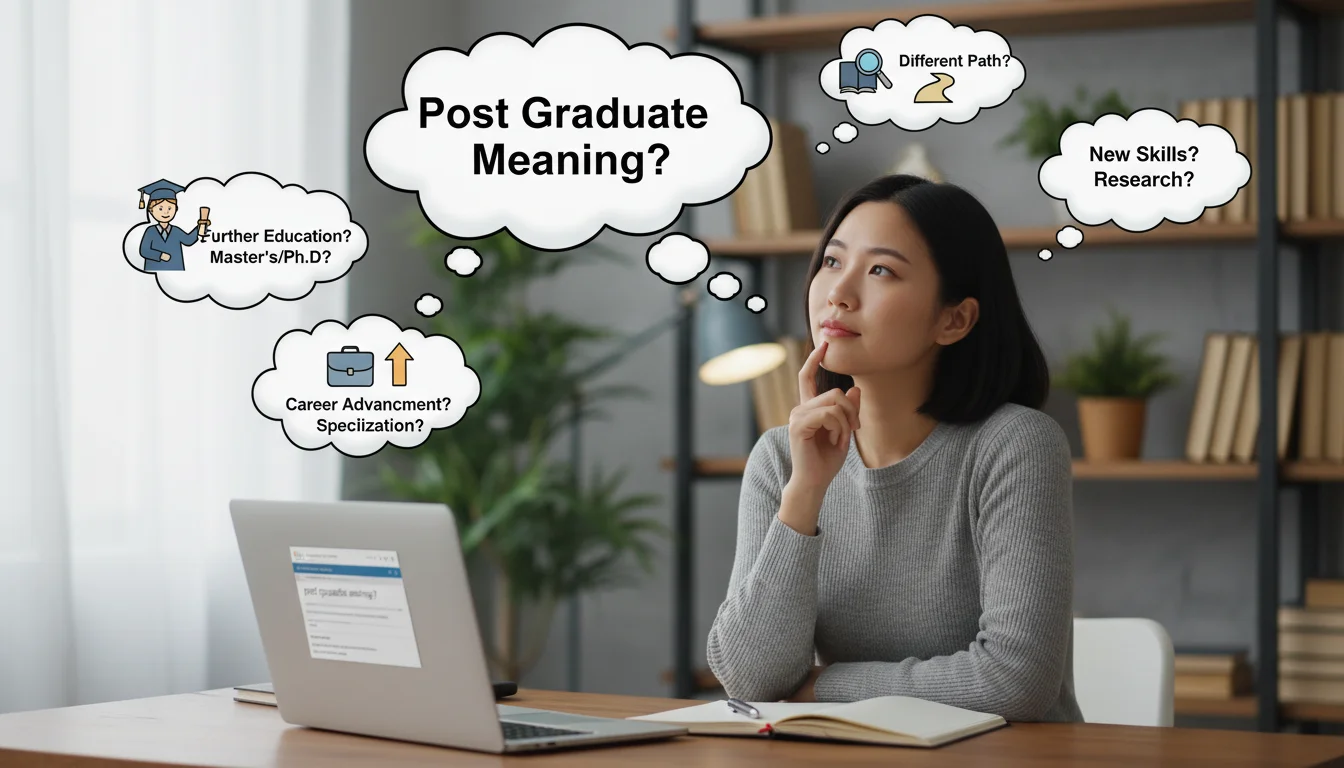 Post Graduate Meaning