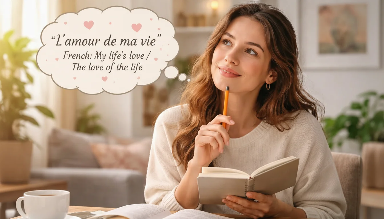 l'amour de ma vie meaning