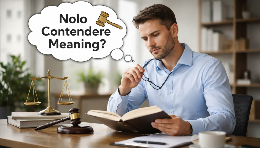 nolo contendere meaning