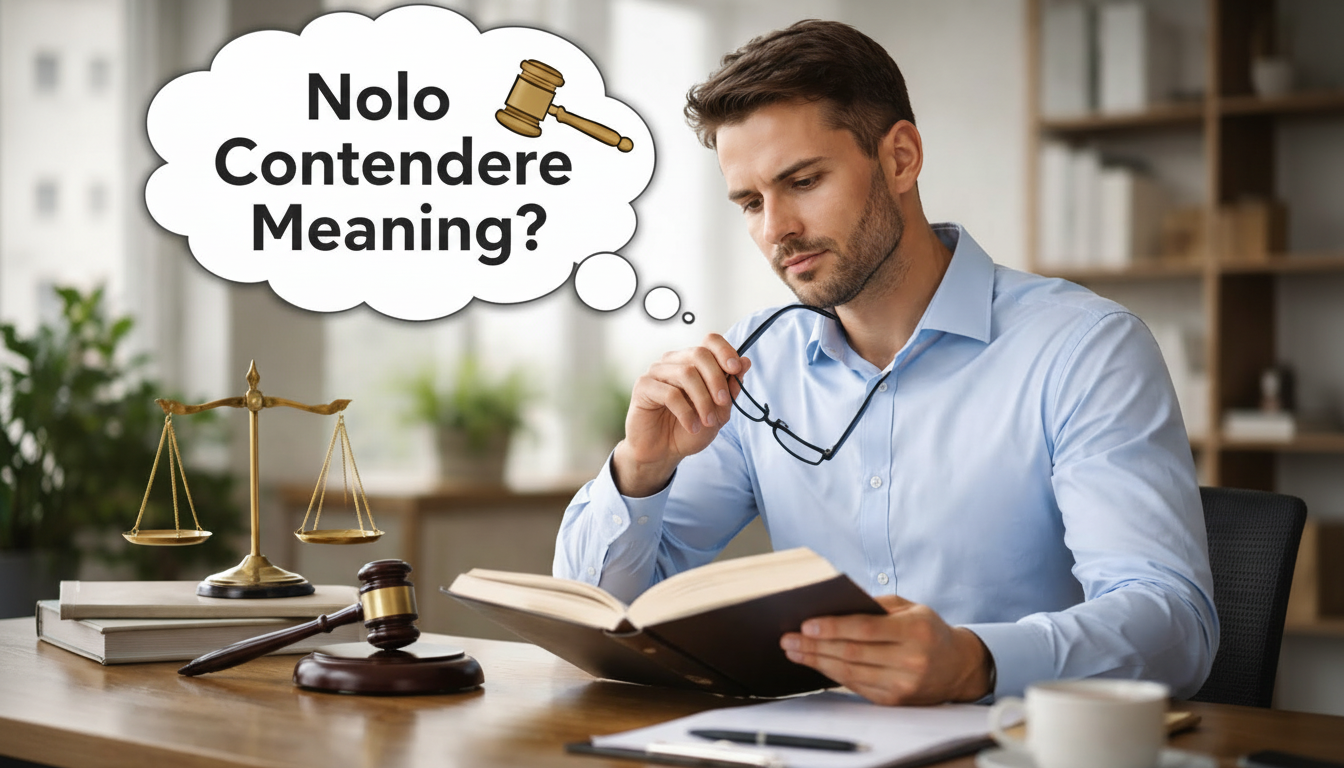 nolo contendere meaning