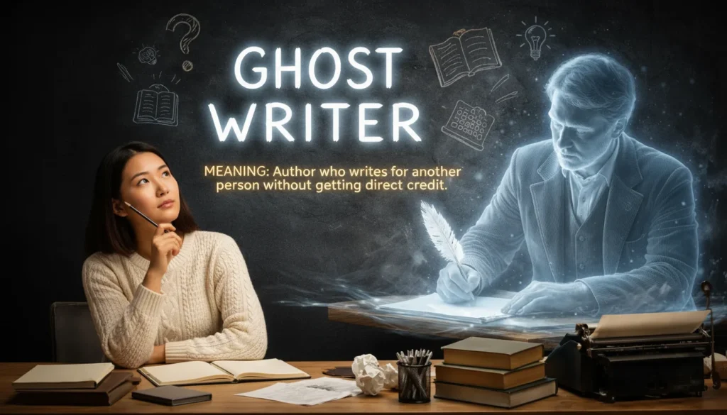 Ghost Writer Meaning