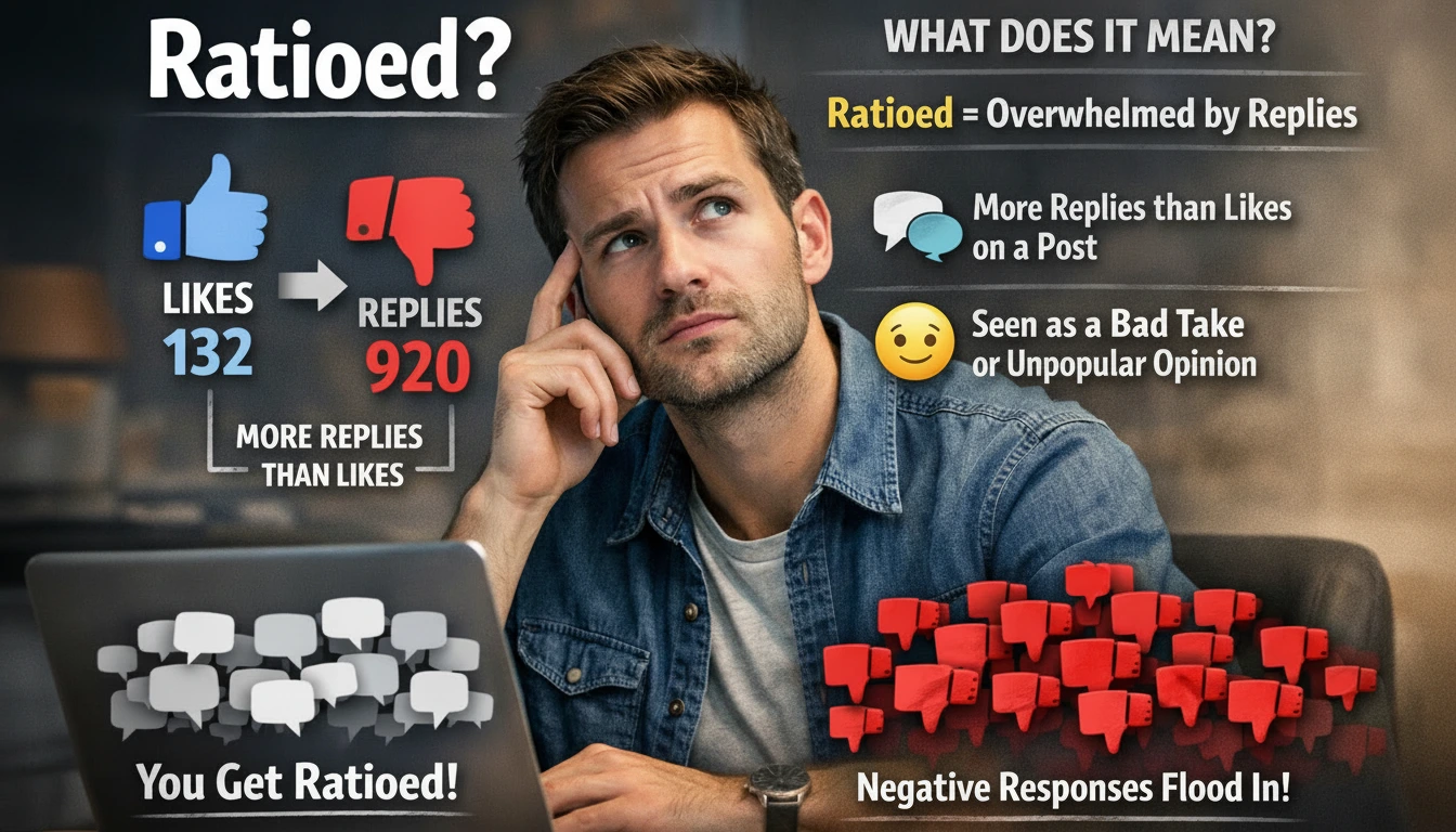 Ratioed Meaning