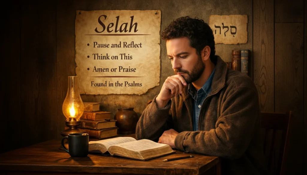 Selah Meaning in the Bible
