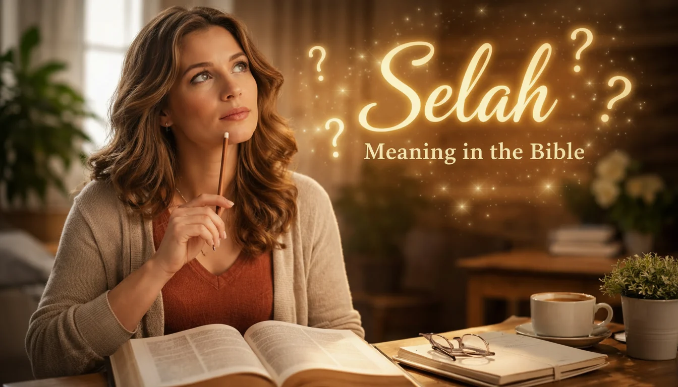 Selah Meaning in the Bible