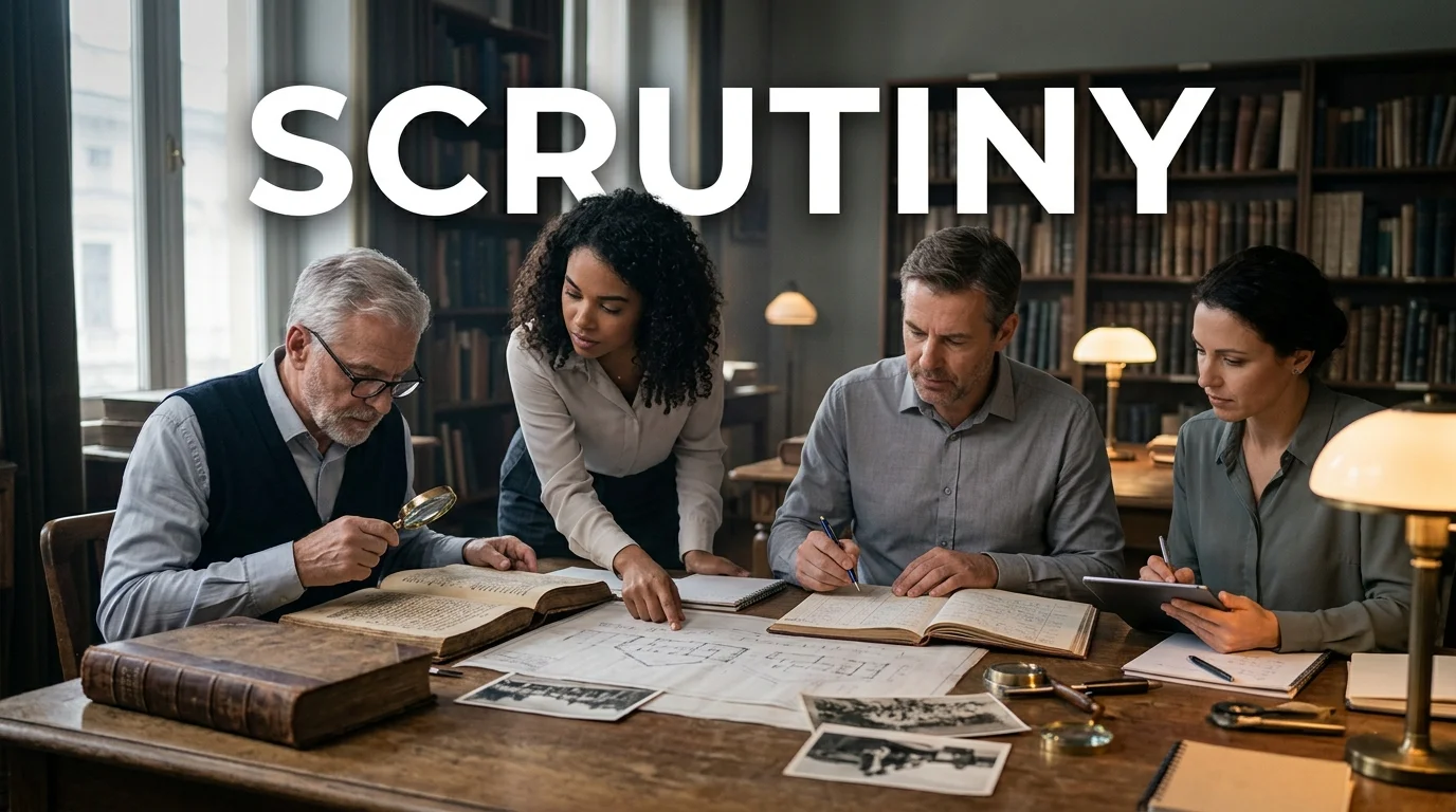 Scrutiny Meaning