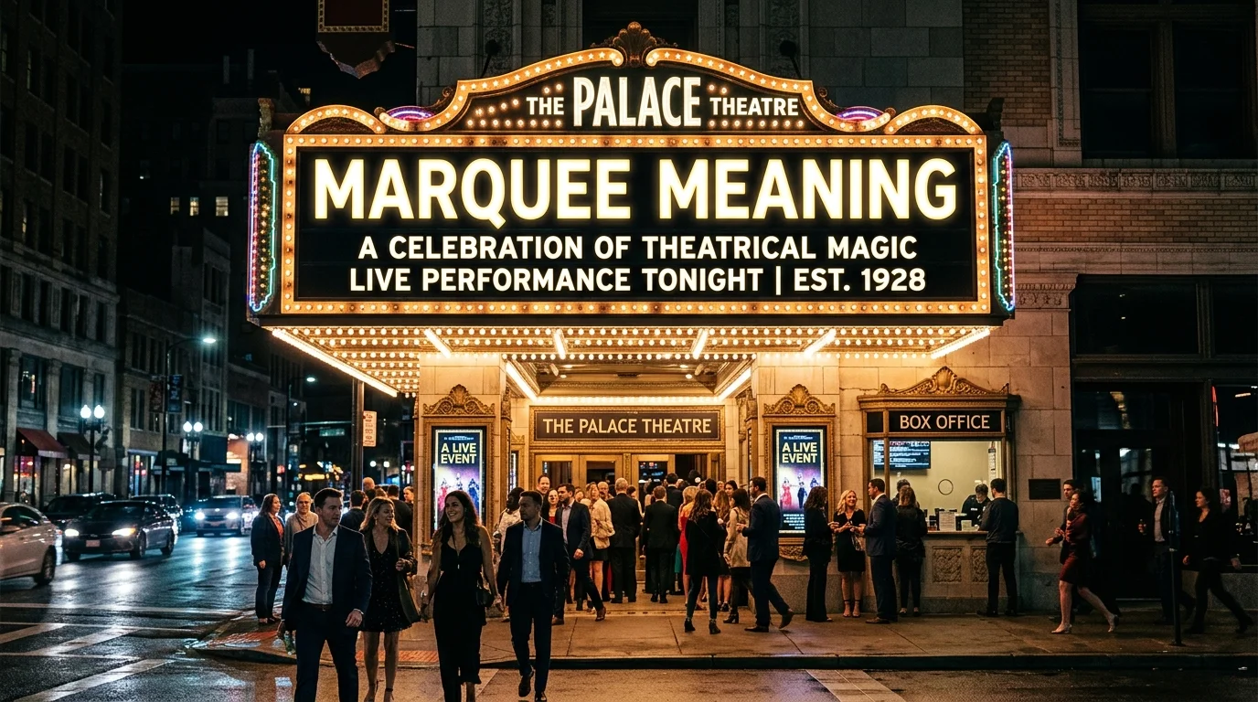 What Does “Marquee Meaning”